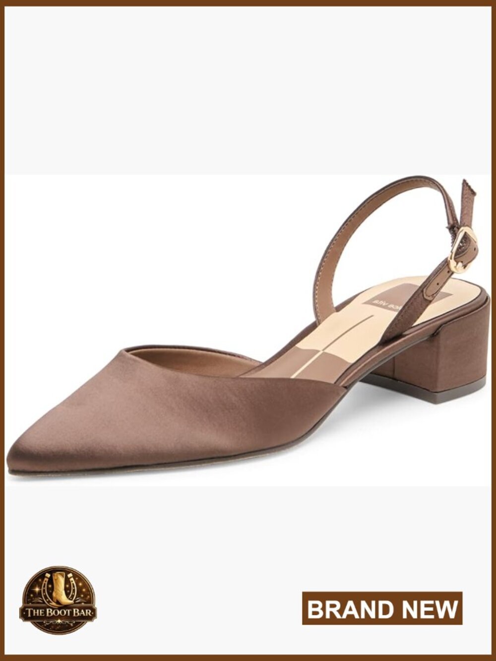 Kitten Heel Pointed Toe Pump with Buckle